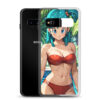Bulma #001 Waifu Phone Guard | Clear Case for Samsung - Image 2