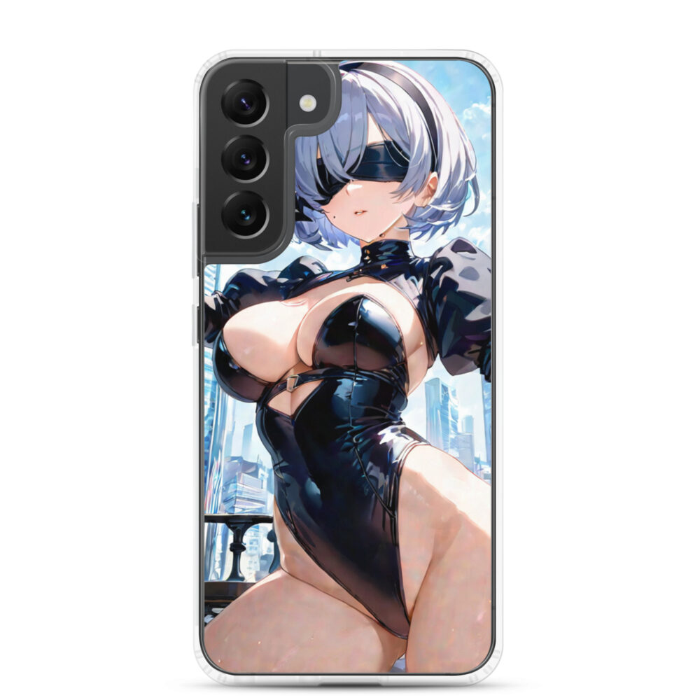 2B Waifu Nier | Clear Case for Samsung - Image 3