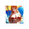 Nami #001 Waifu Kiss Cut Premium Sticker - Image 3