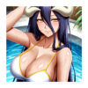 Albedo #001 Waifu Kiss Cut Premium Sticker