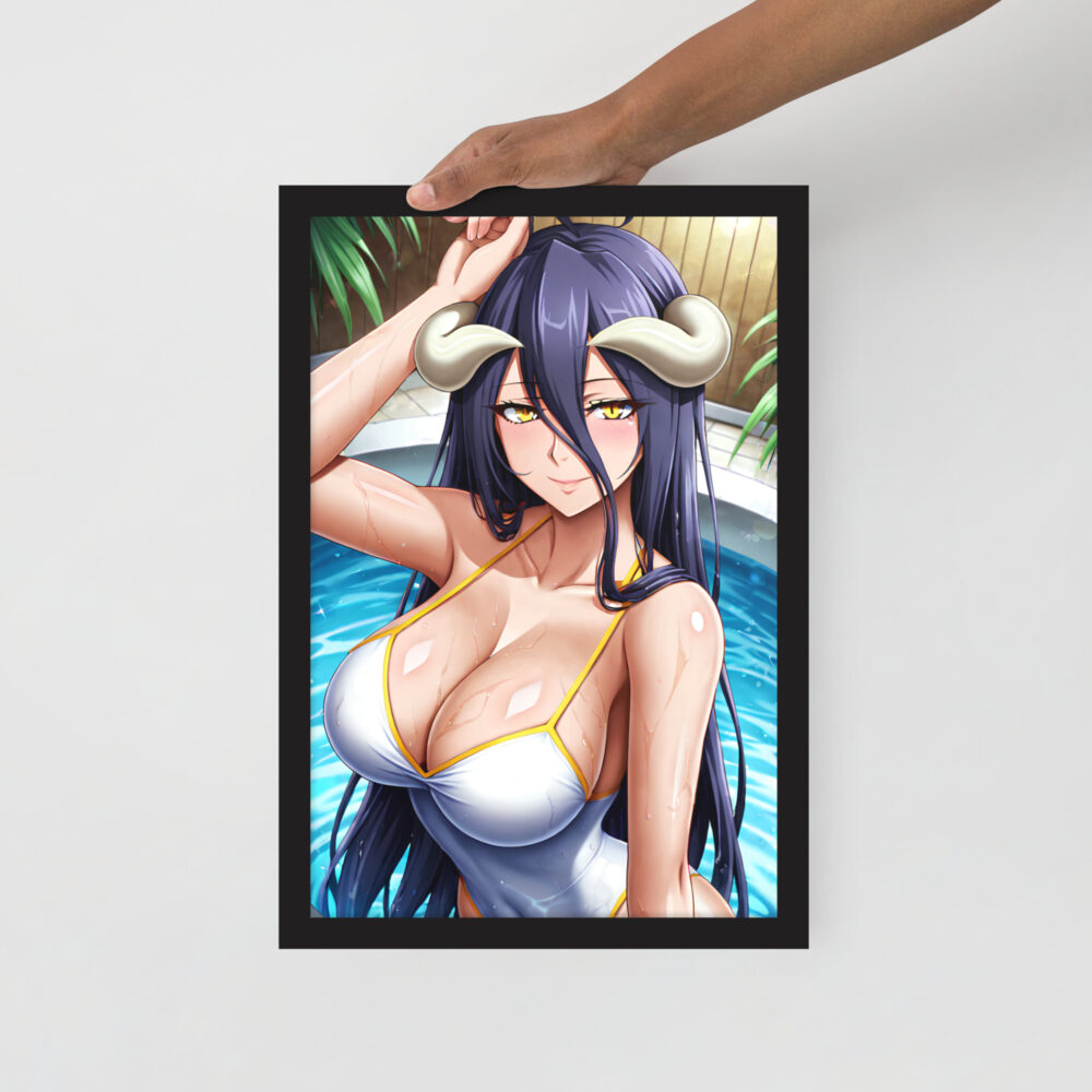 Albedo #001 Waifu Framed Poster | Anime Wall Decoration - Image 3