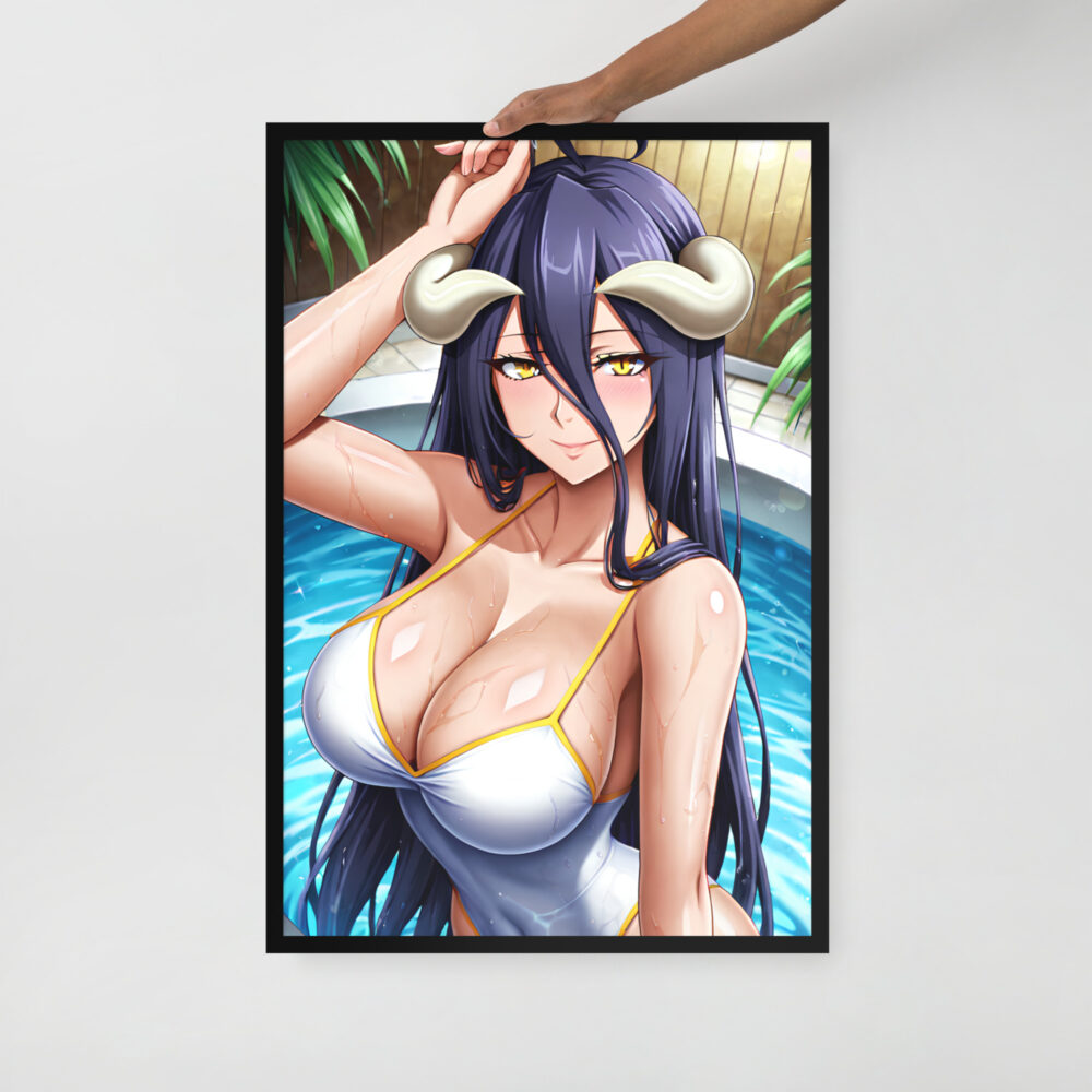 Albedo #001 Waifu Framed Poster | Anime Wall Decoration