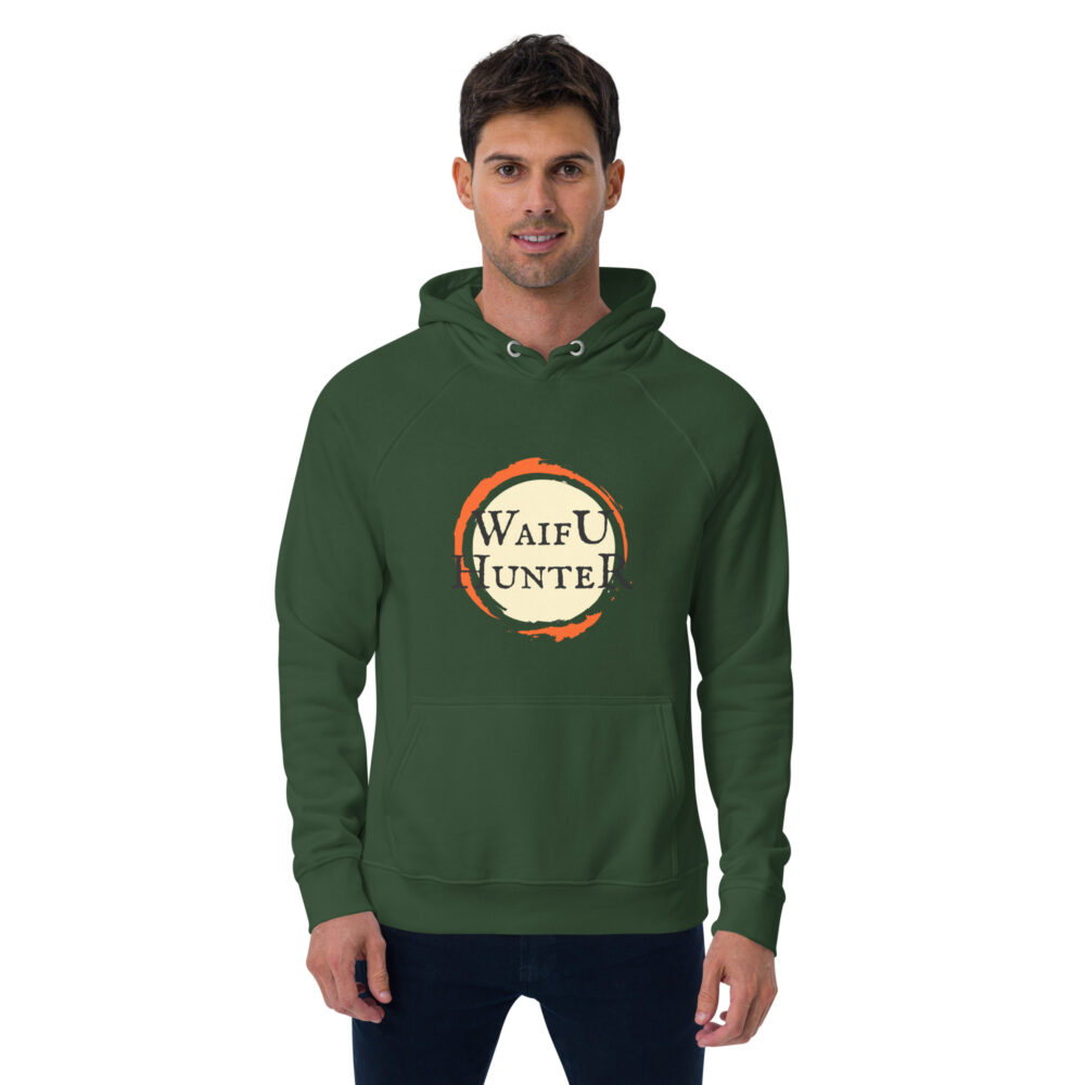 Waifu Hunter Organic Unisex Hoodie - Image 2