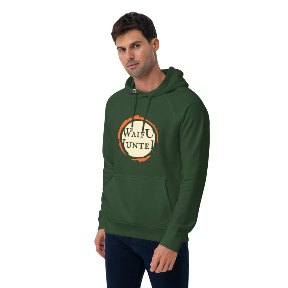 Waifu Hunter Organic Unisex Hoodie - Image 8