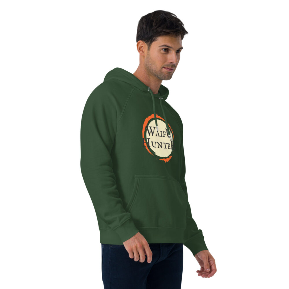 Waifu Hunter Organic Unisex Hoodie - Image 10