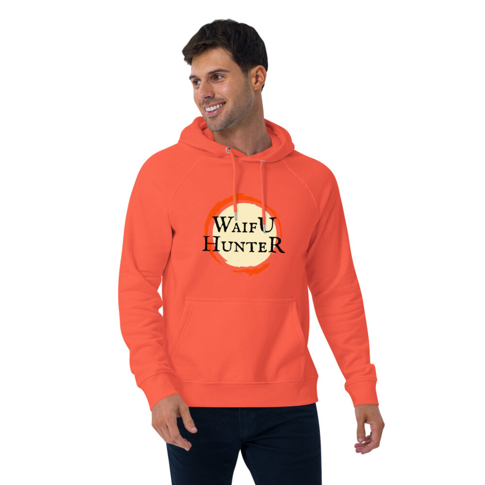 Waifu Hunter Organic Unisex Hoodie - Image 12