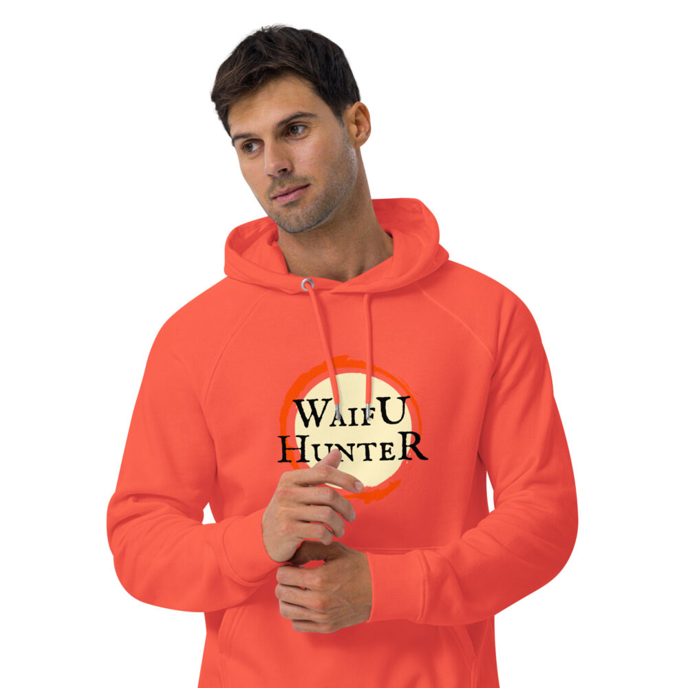 Waifu Hunter Organic Unisex Hoodie - Image 13