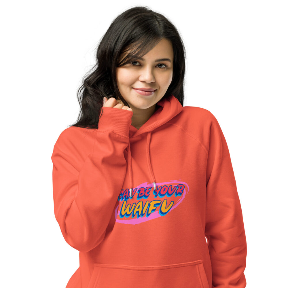 I can be your Waifu Organic Unisex Hoodie - Image 13