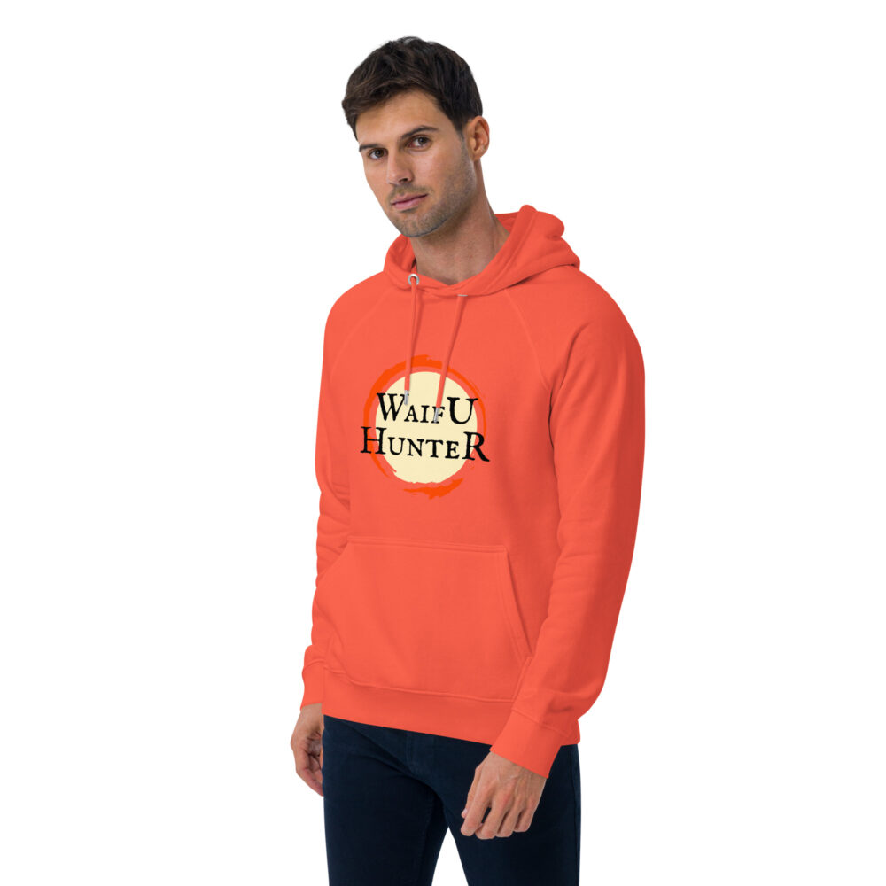 Waifu Hunter Organic Unisex Hoodie - Image 17