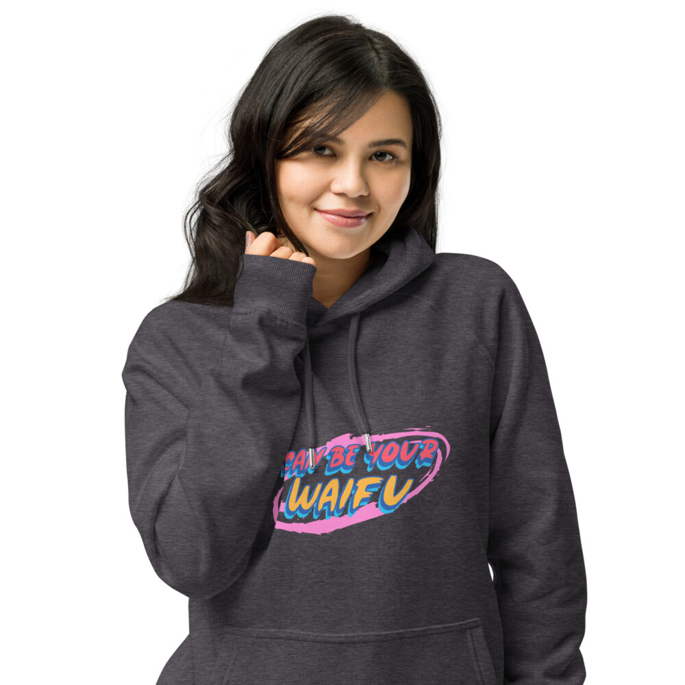 I can be your Waifu Organic Unisex Hoodie - Image 7