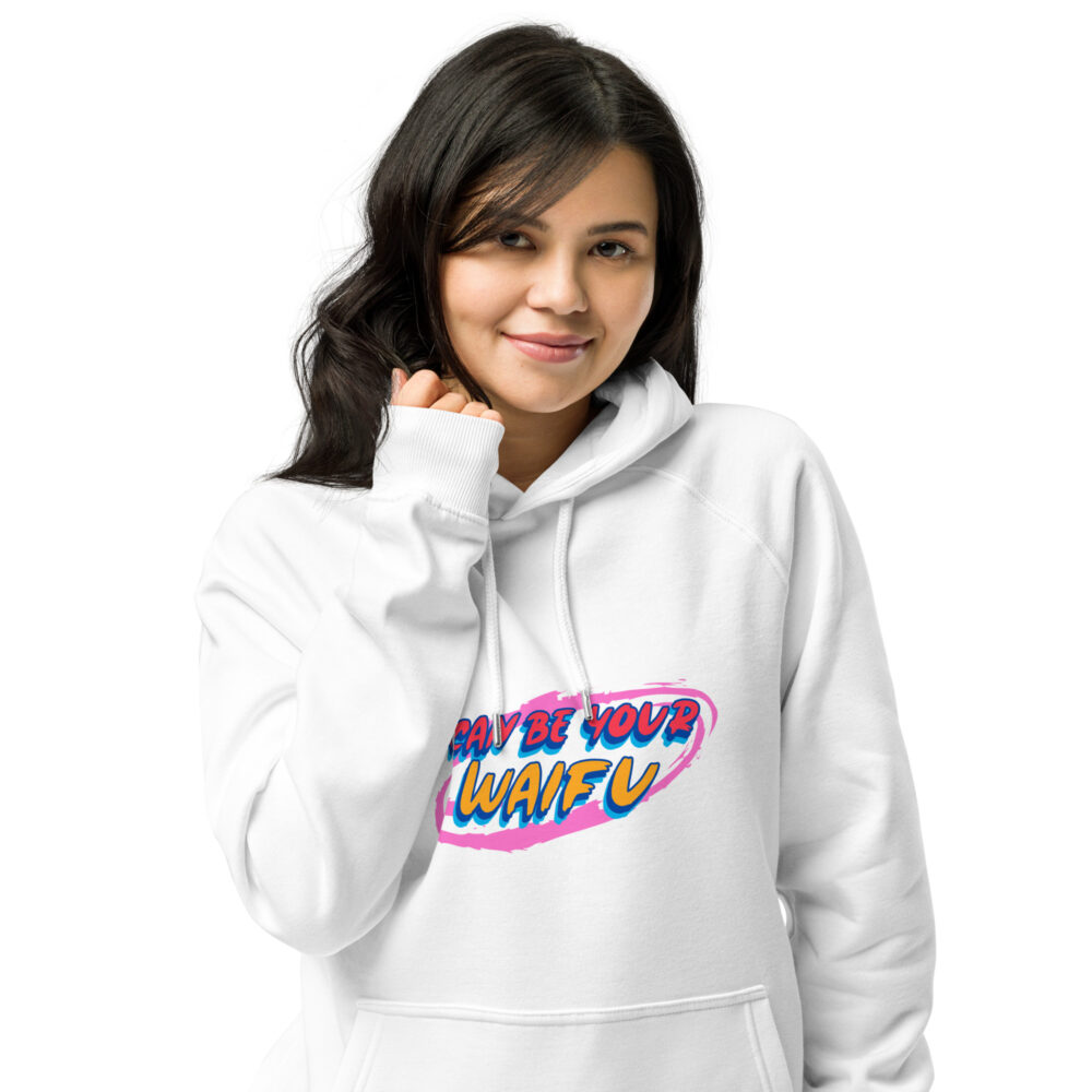 I can be your Waifu Organic Unisex Hoodie - Image 16