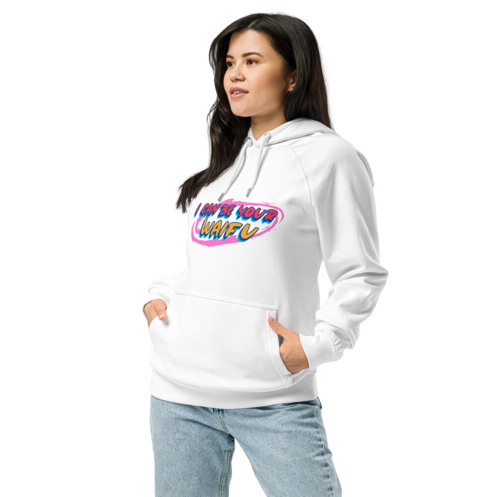 I can be your Waifu Organic Unisex Hoodie - Image 17