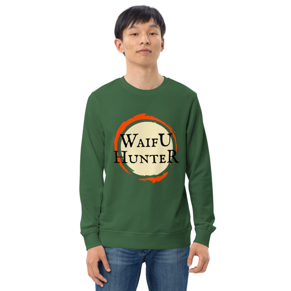 Waifu Hunter Organic Unisex Sweatshirt - Image 10