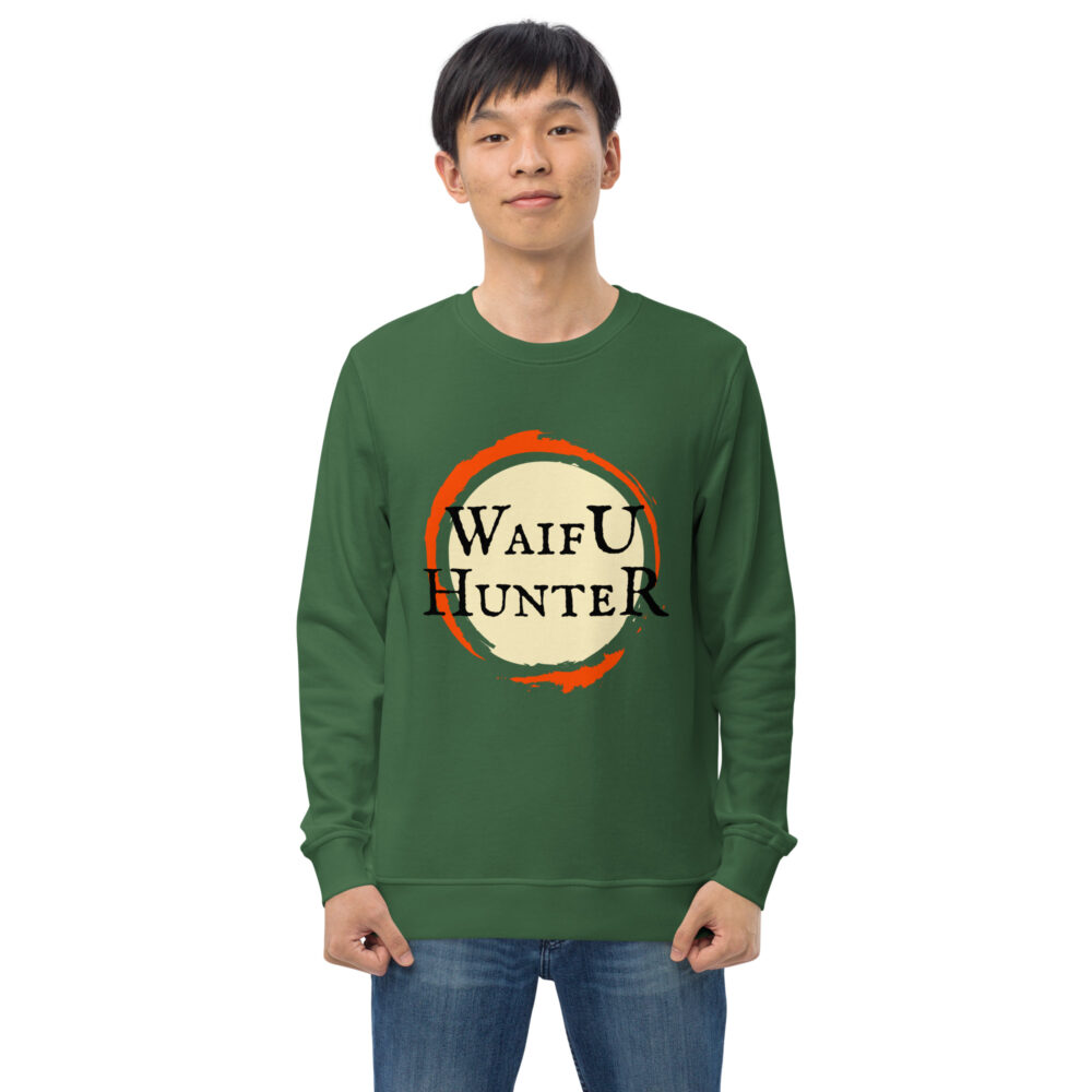 Waifu Hunter Organic Unisex Sweatshirt - Image 9