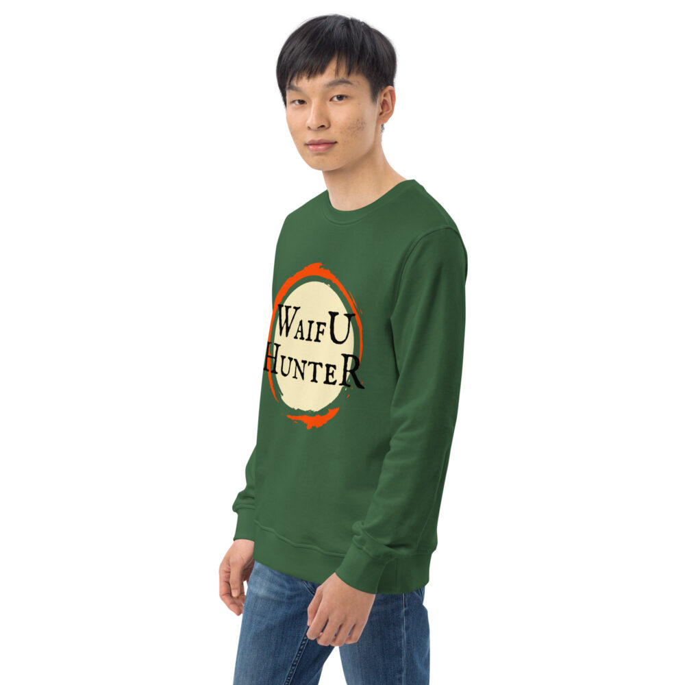 Waifu Hunter Organic Unisex Sweatshirt - Image 13