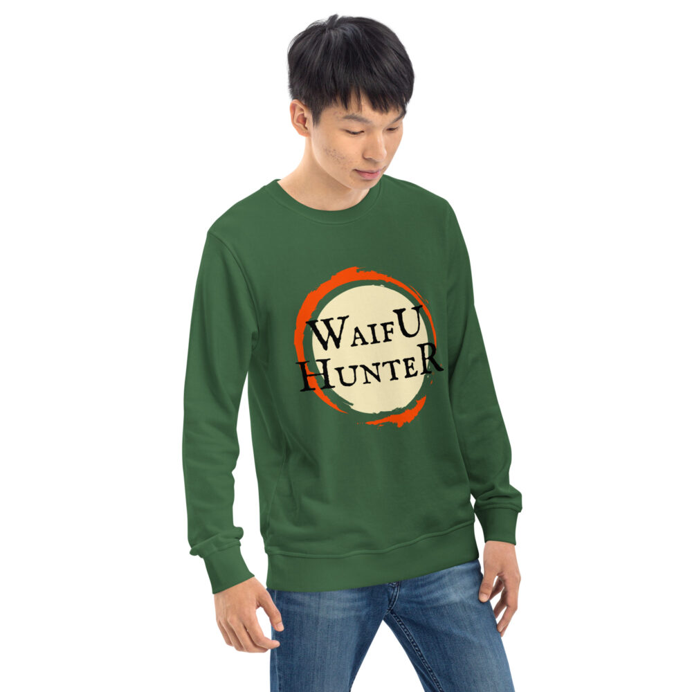 Waifu Hunter Organic Unisex Sweatshirt - Image 15