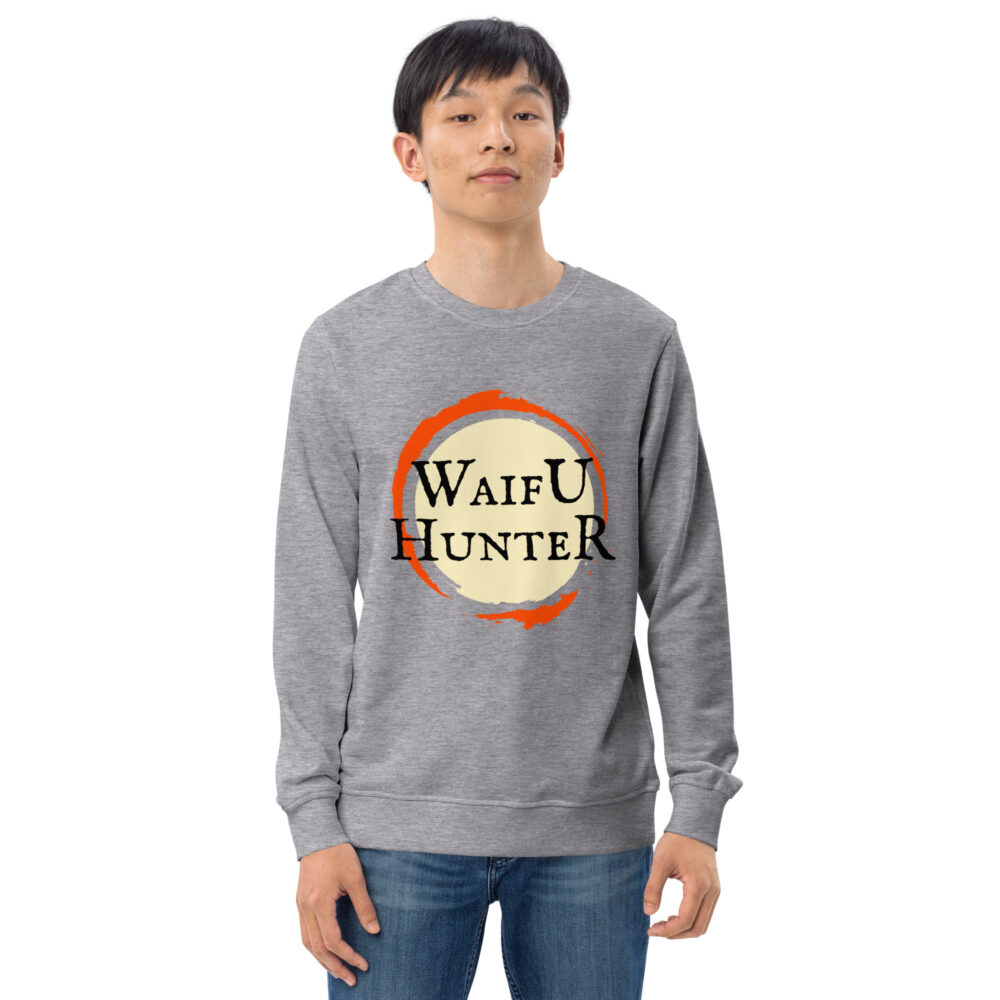 Waifu Hunter Organic Unisex Sweatshirt - Image 23