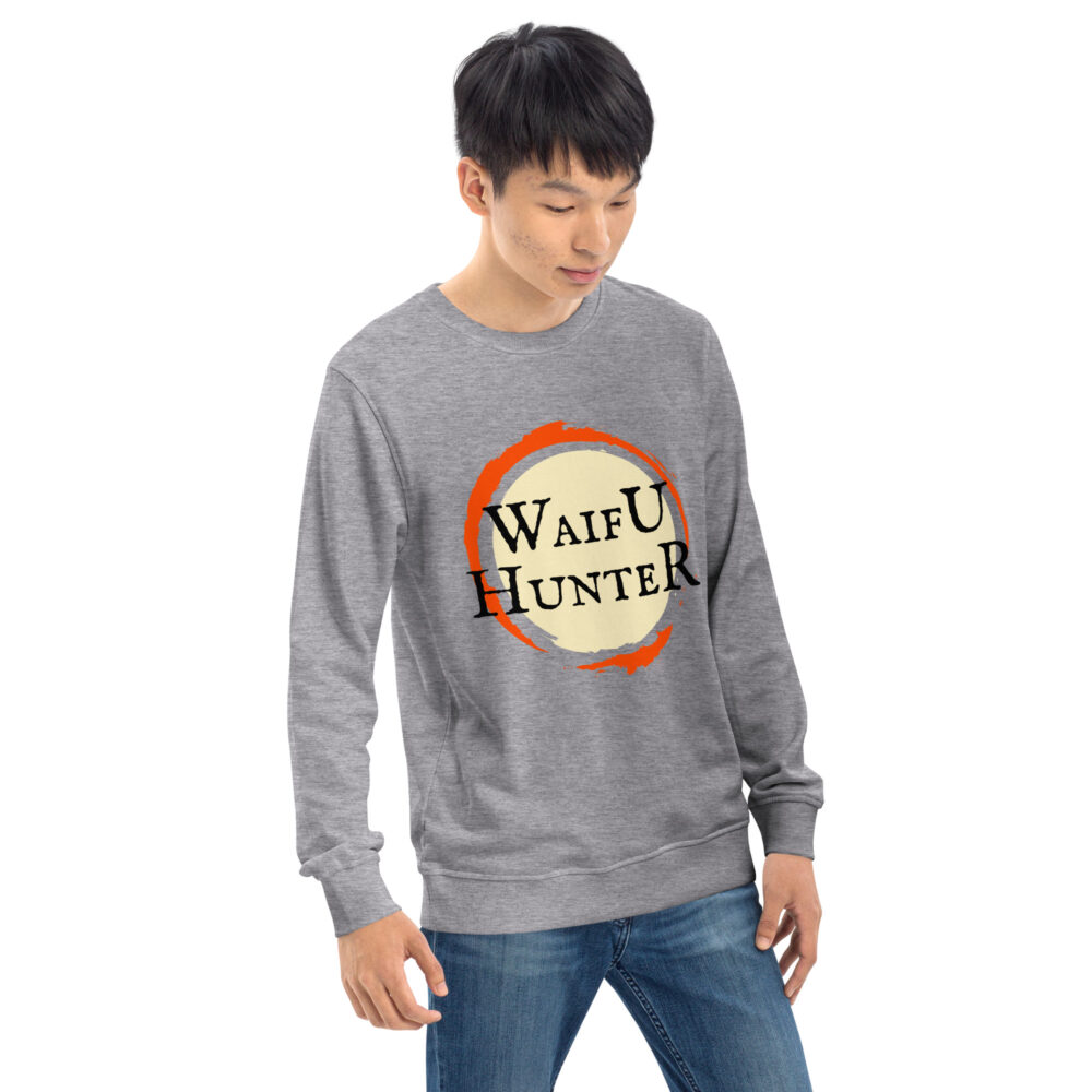 Waifu Hunter Organic Unisex Sweatshirt - Image 28