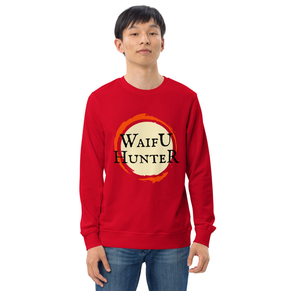 Waifu Hunter Organic Unisex Sweatshirt - Image 3