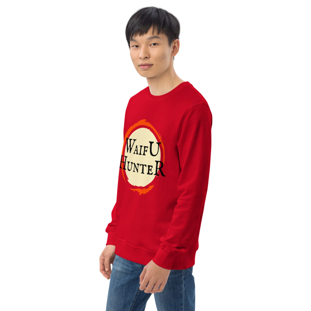 Waifu Hunter Organic Unisex Sweatshirt - Image 6