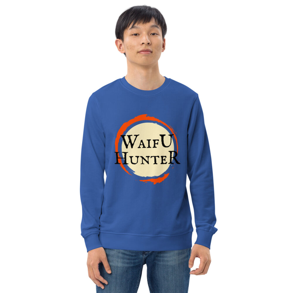 Waifu Hunter Organic Unisex Sweatshirt - Image 16