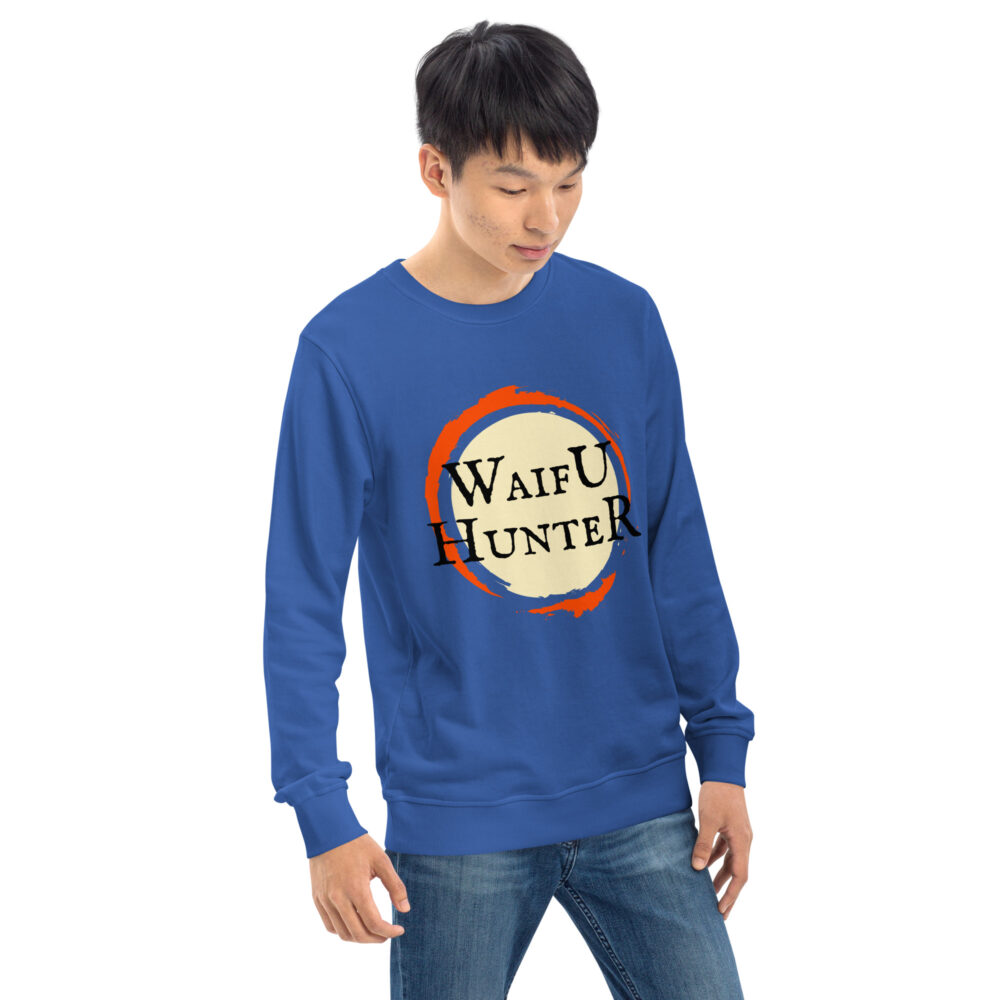 Waifu Hunter Organic Unisex Sweatshirt - Image 21